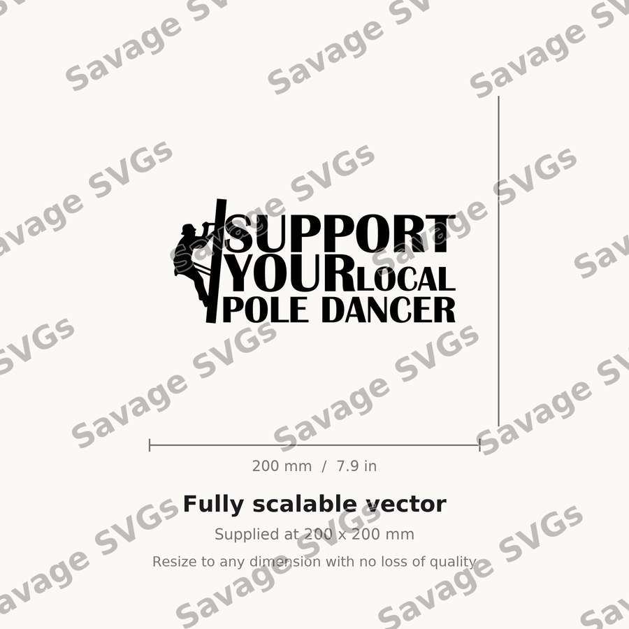 Support Your Local Pole Dancer
