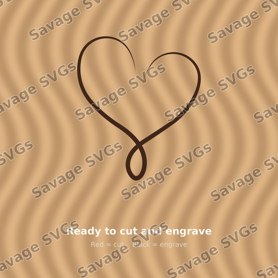 Swirly Heart Loop