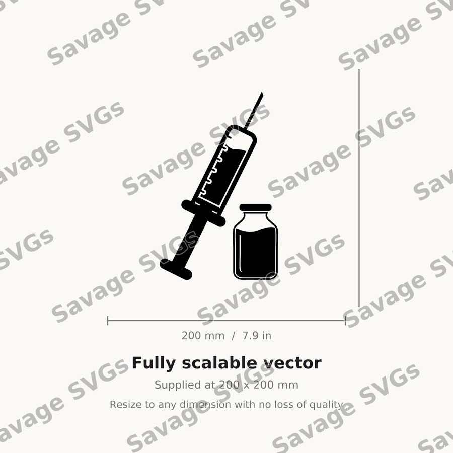 Syringe And Vial