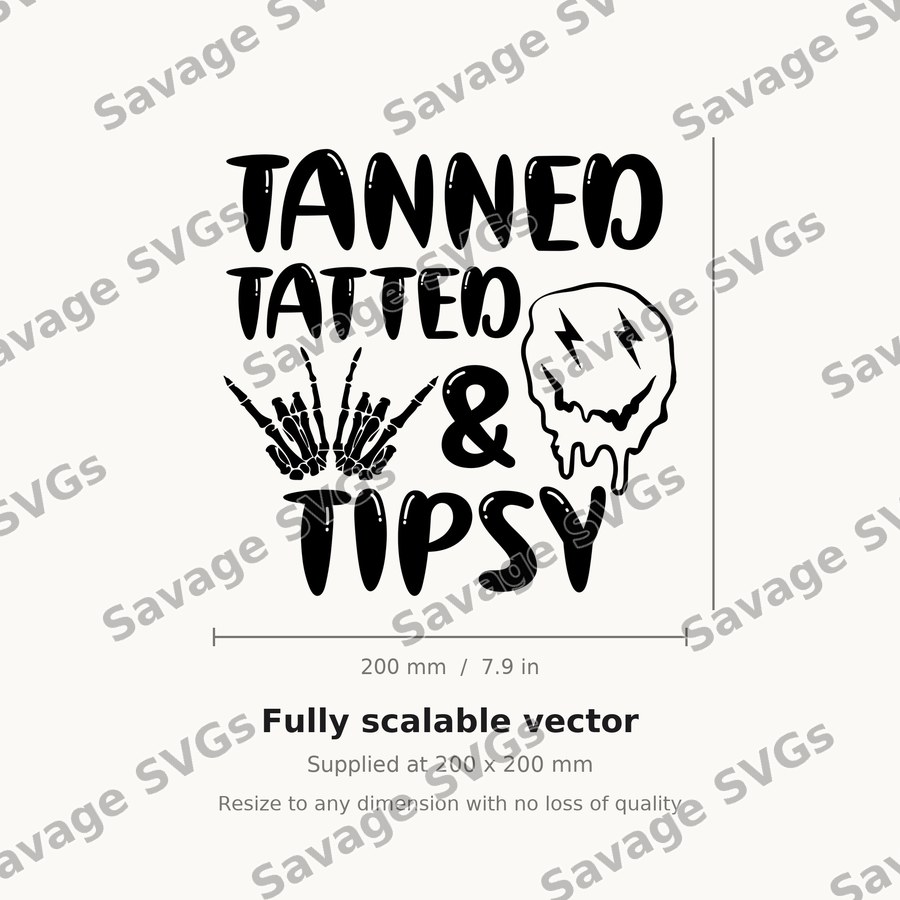 Tanned Tatted And Tipsy BACK 01