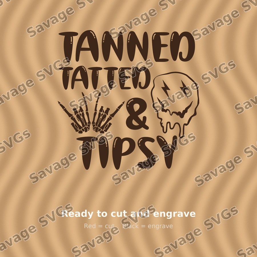 Tanned Tatted And Tipsy BACK 01