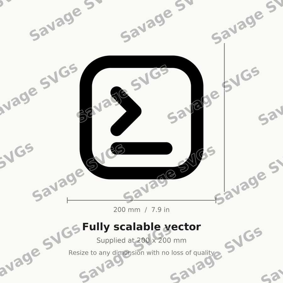 Terminal Console Icon