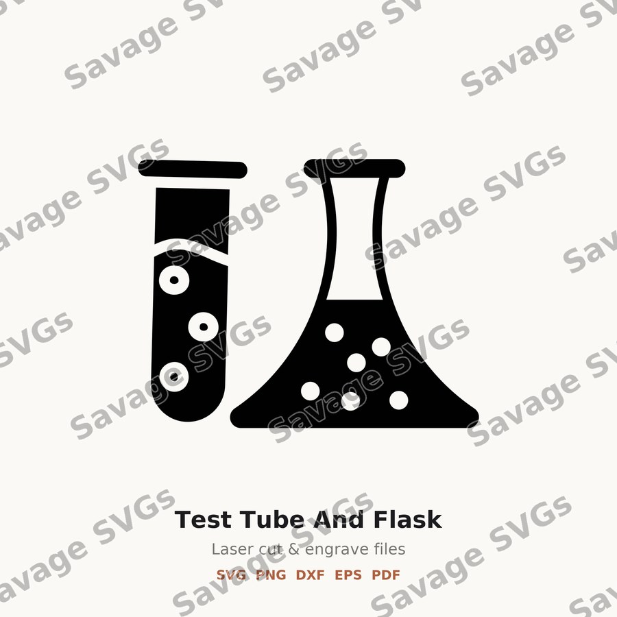 Test Tube And Flask