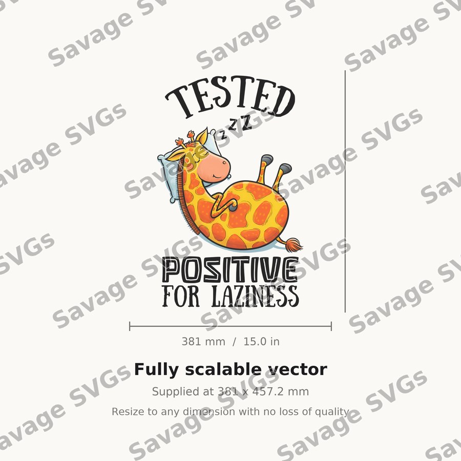 Tested Positive For Laziness