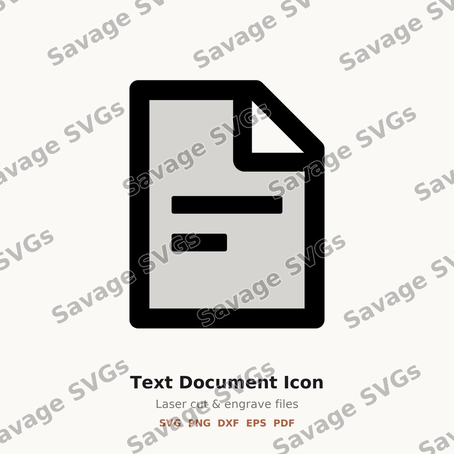 Text Document Icon