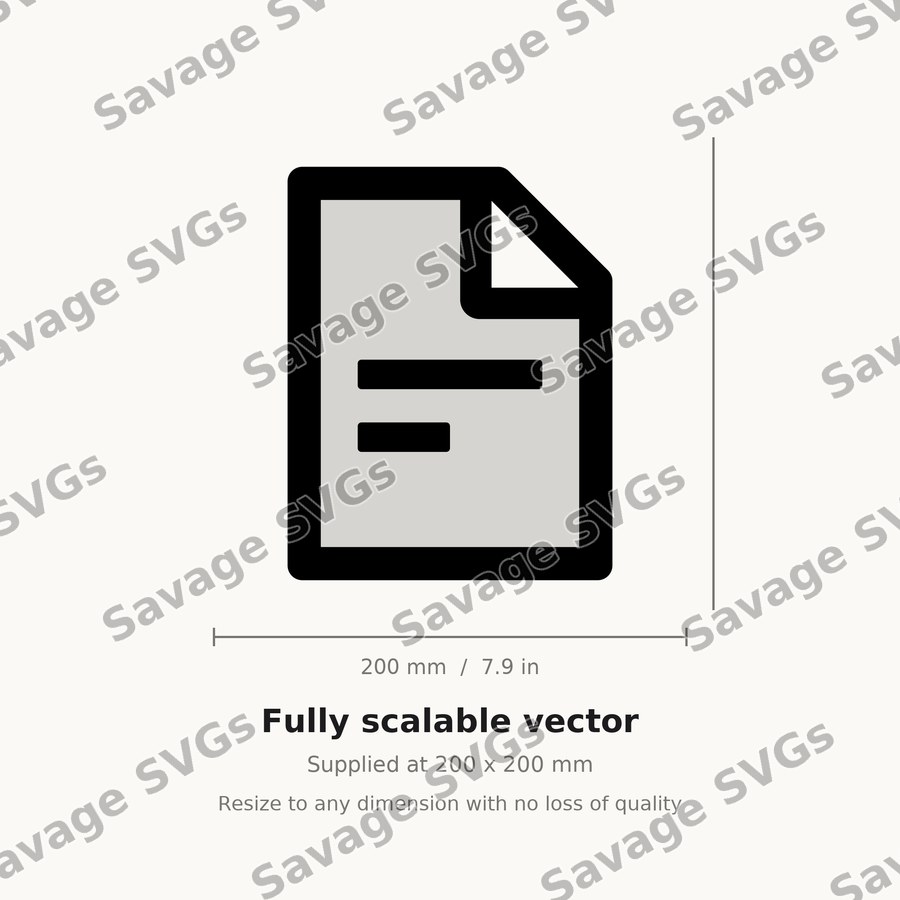 Text Document Icon