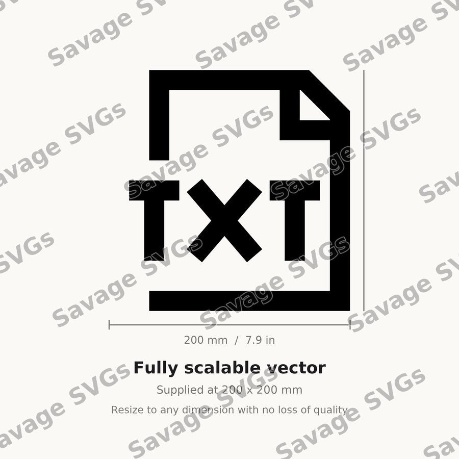Text File Icon