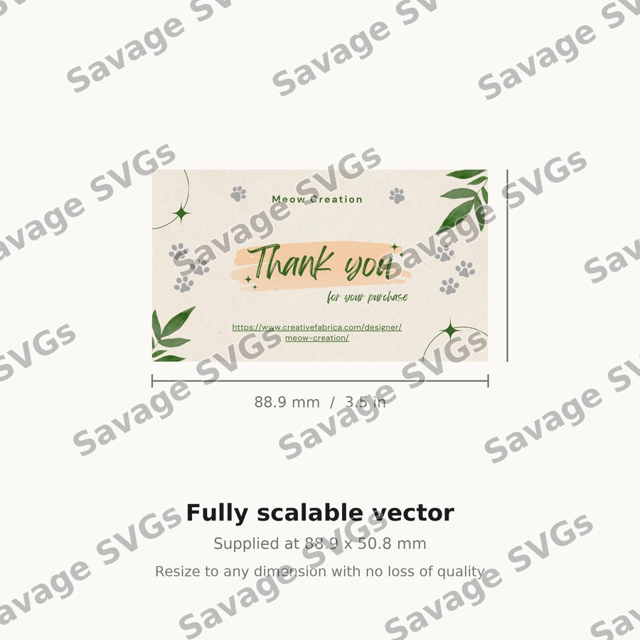 Thank You For Your Purchase