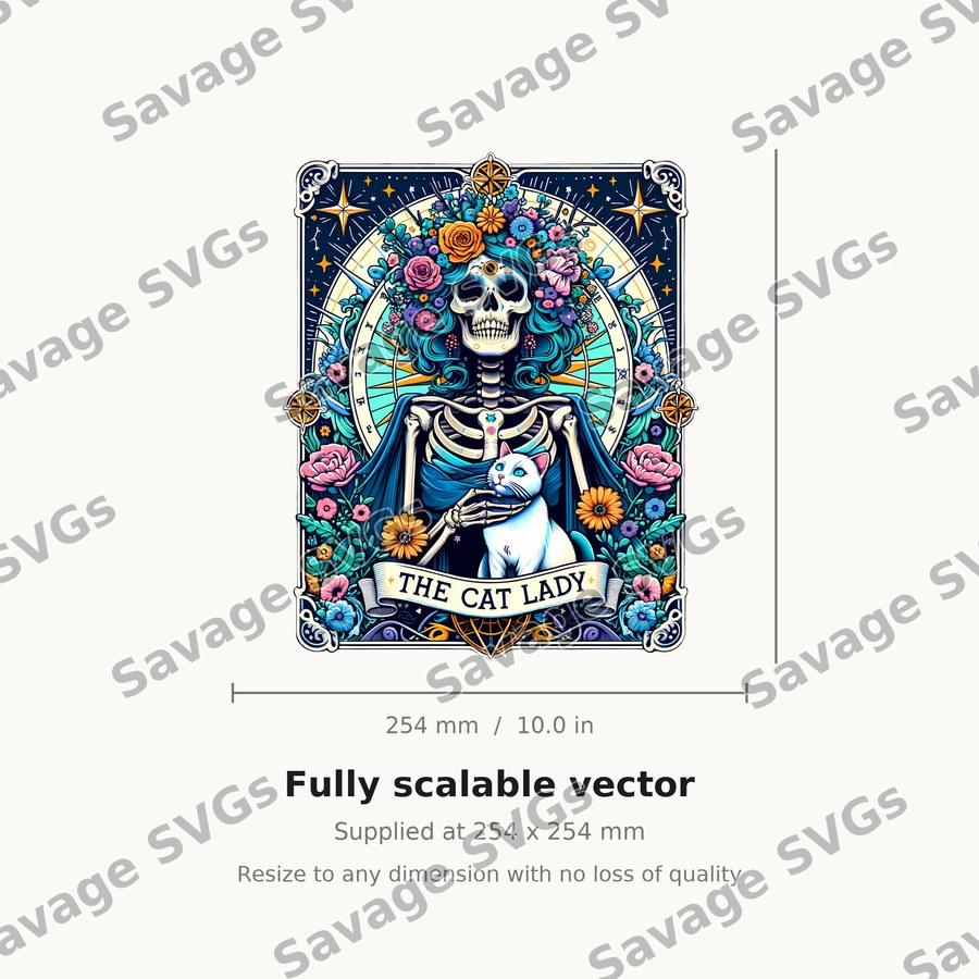 The Cat Lady Skeleton