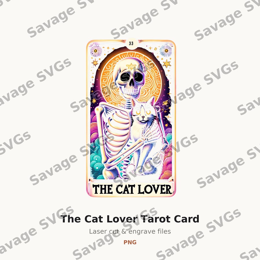 The Cat Lover Tarot Card