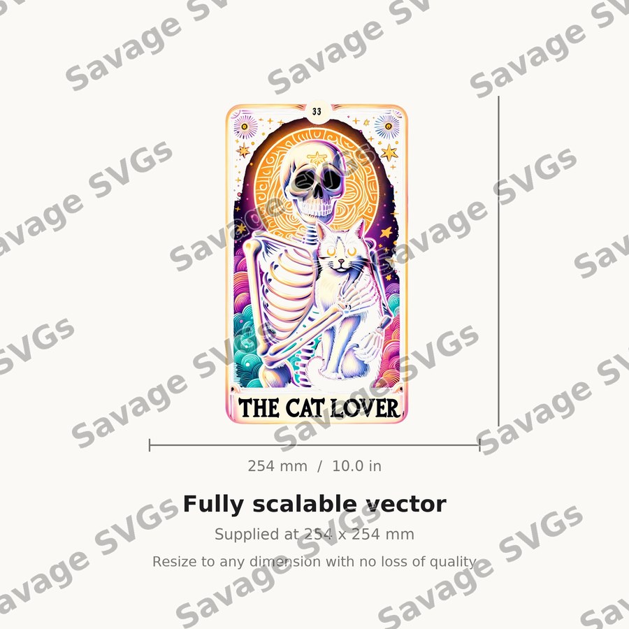 The Cat Lover Tarot Card