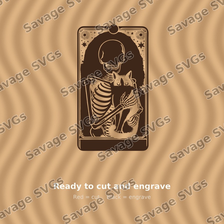 The Cat Lover Tarot Card