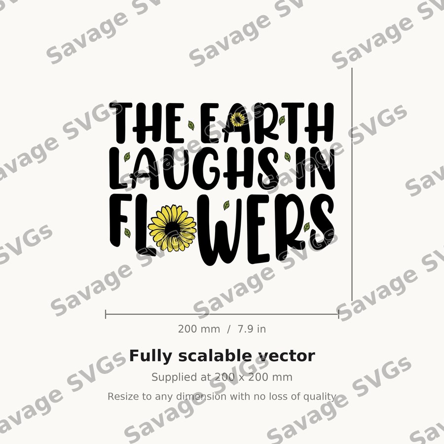 The Earth Laughs Quote
