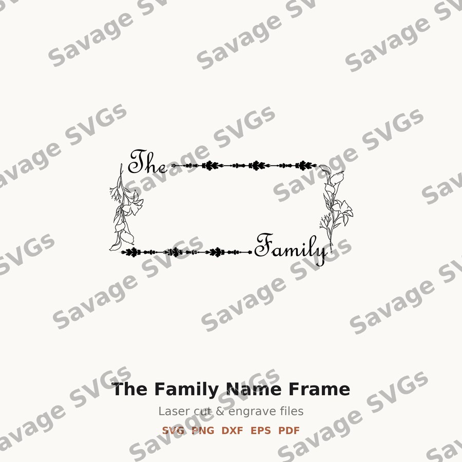 The Family Name Frame