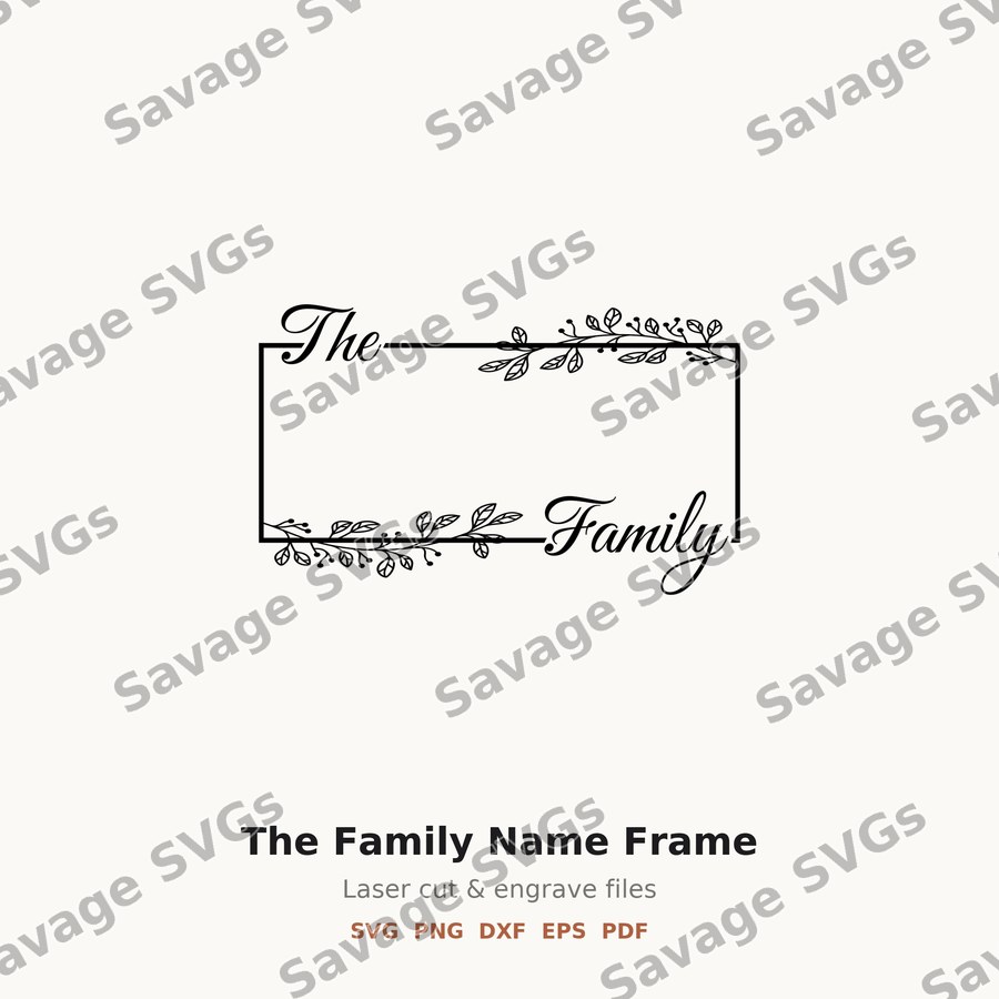 The Family Name Frame