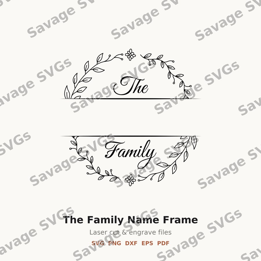 The Family Name Frame