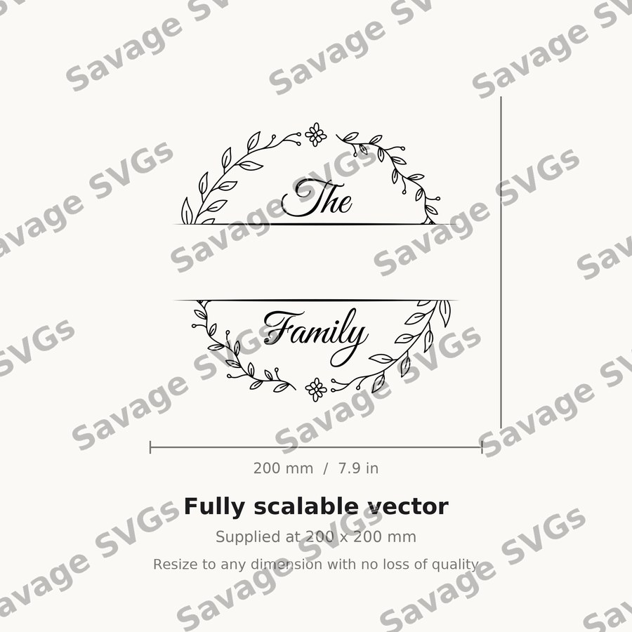 The Family Name Frame