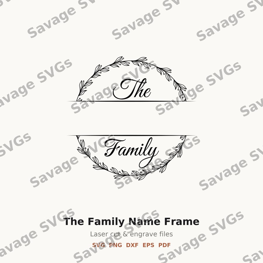 The Family Name Frame
