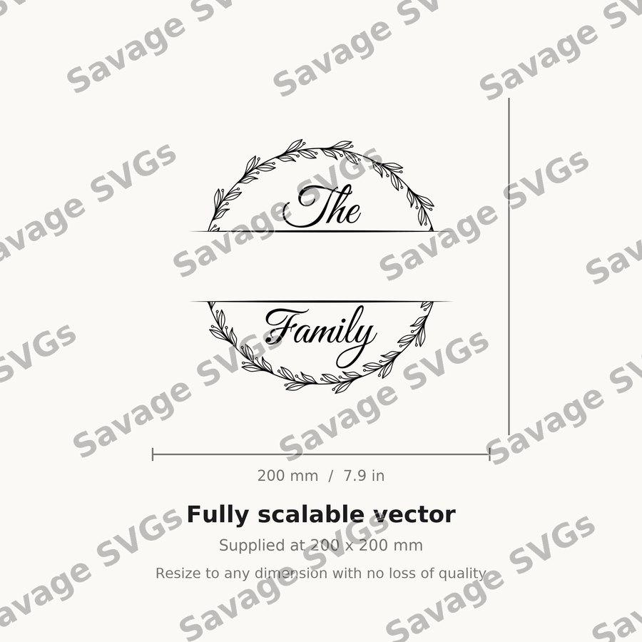 The Family Name Frame