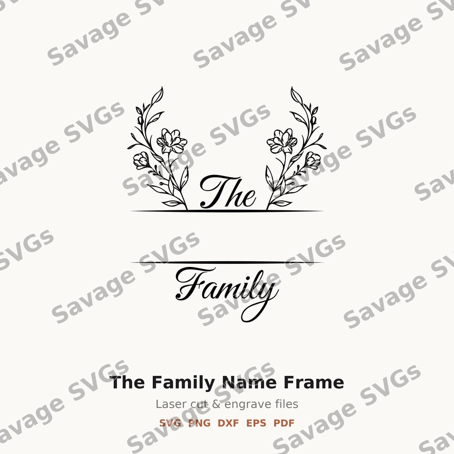 The Family Name Frame