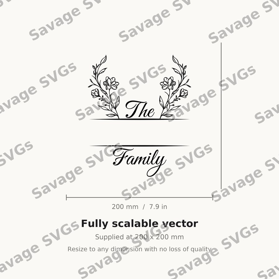 The Family Name Frame