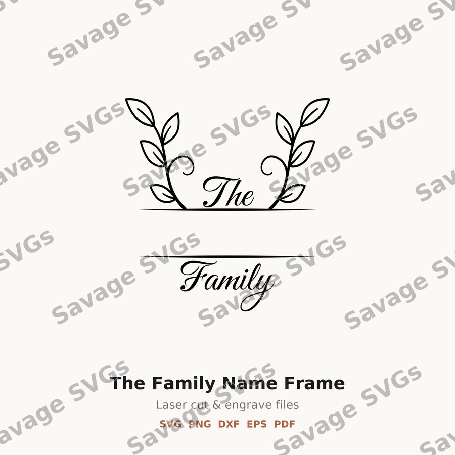 The Family Name Frame