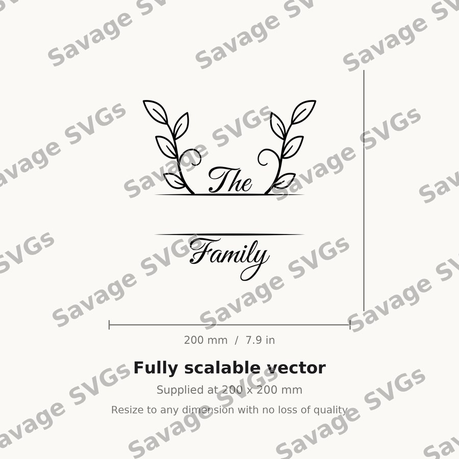 The Family Name Frame