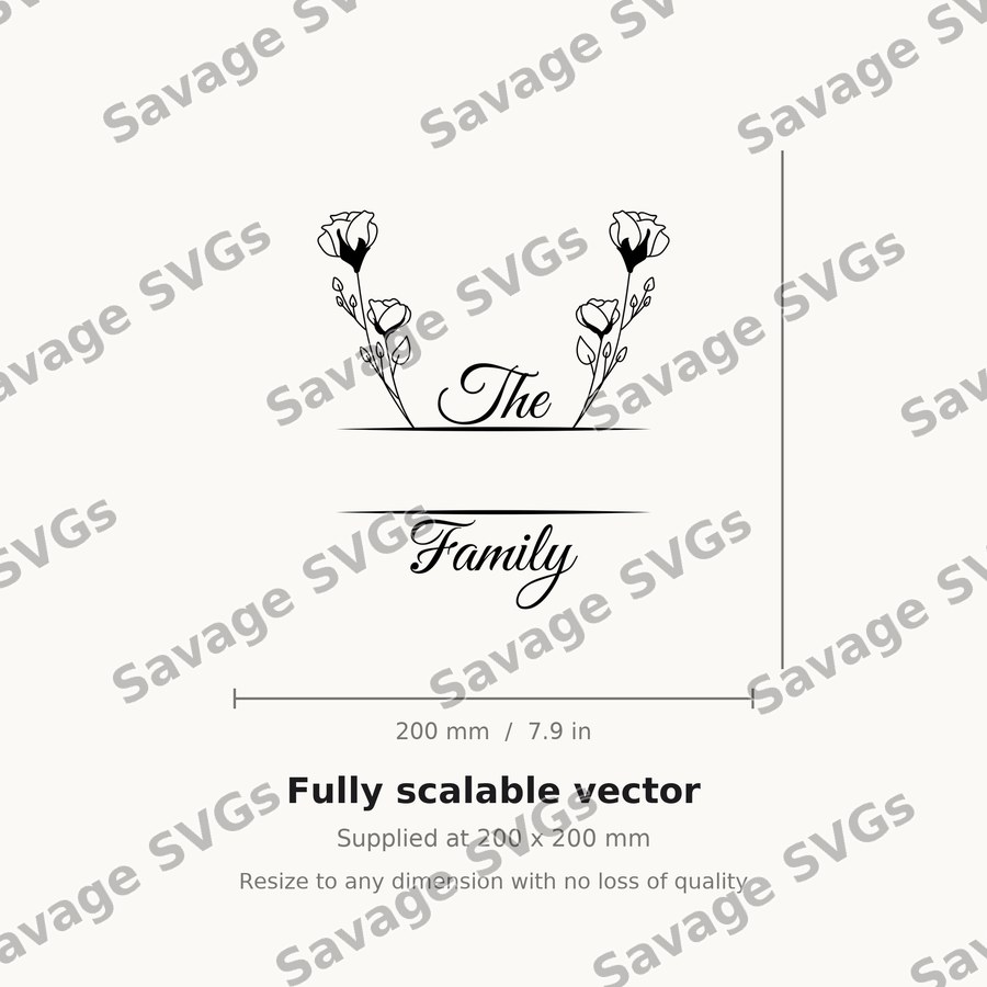 The Family Name Frame