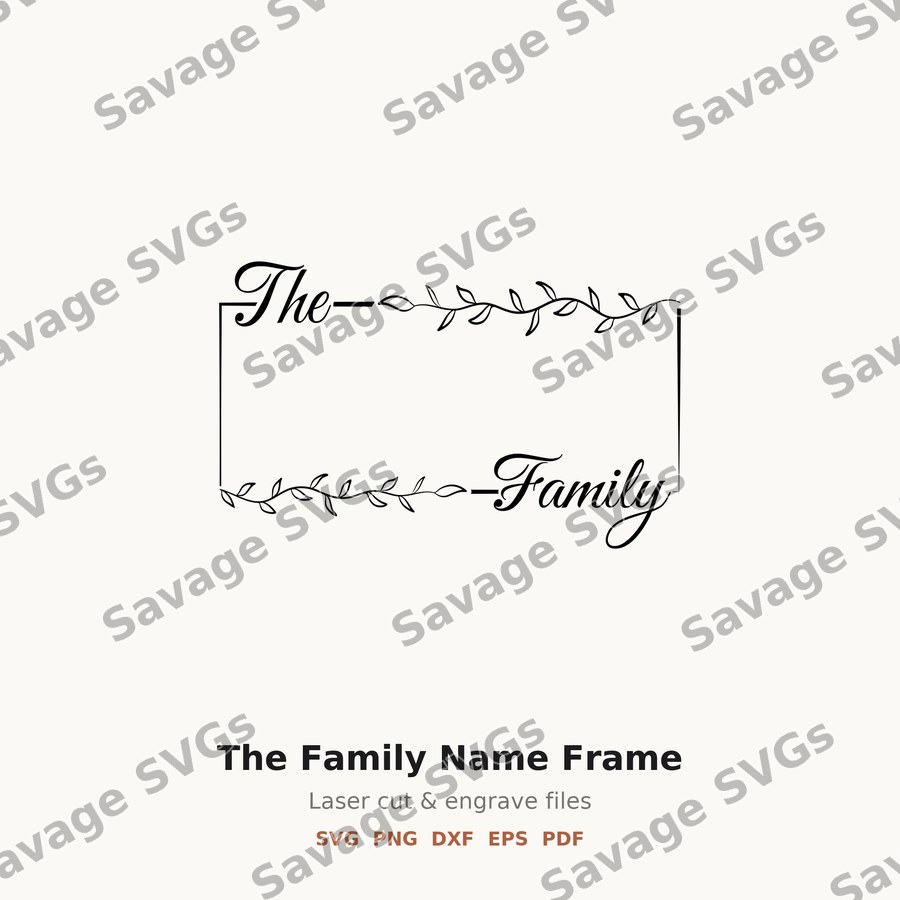 The Family Name Frame