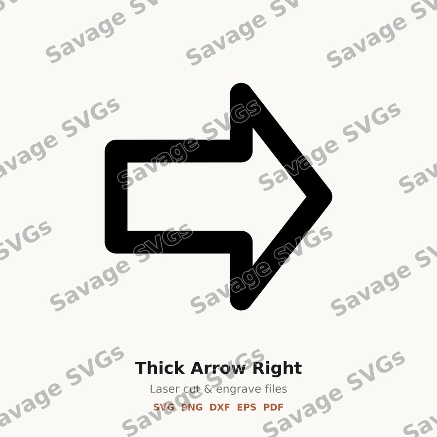 Thick Arrow Right