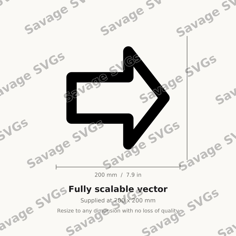 Thick Arrow Right
