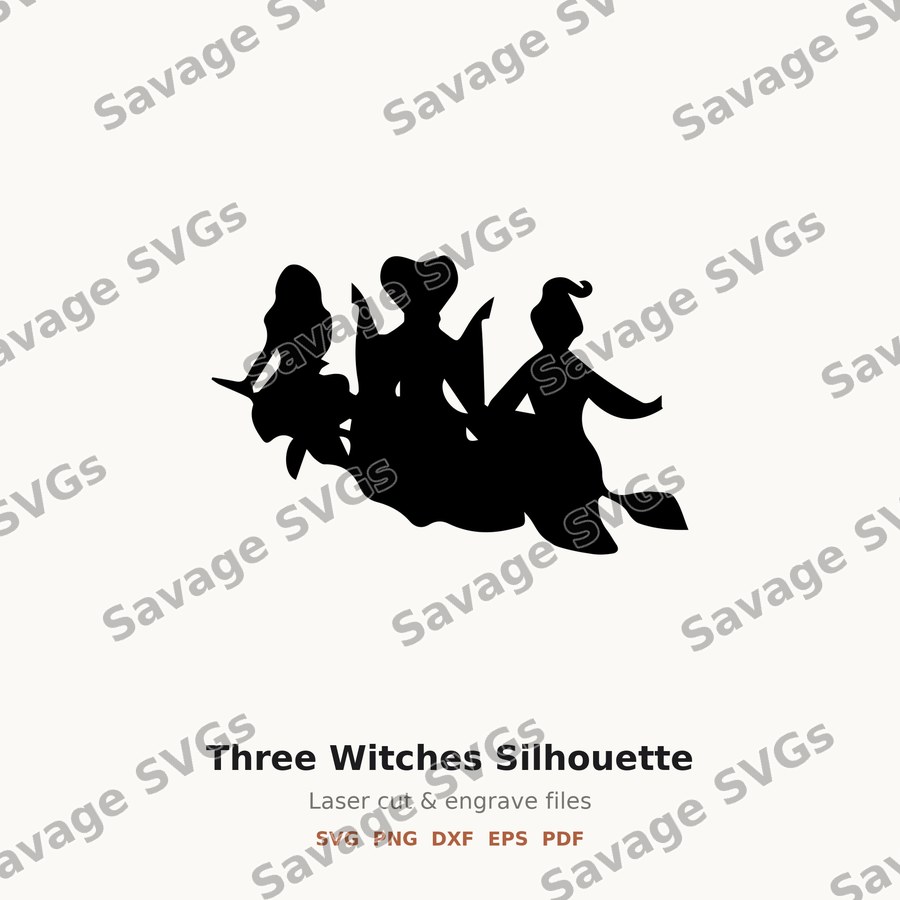 Three Witches Silhouette