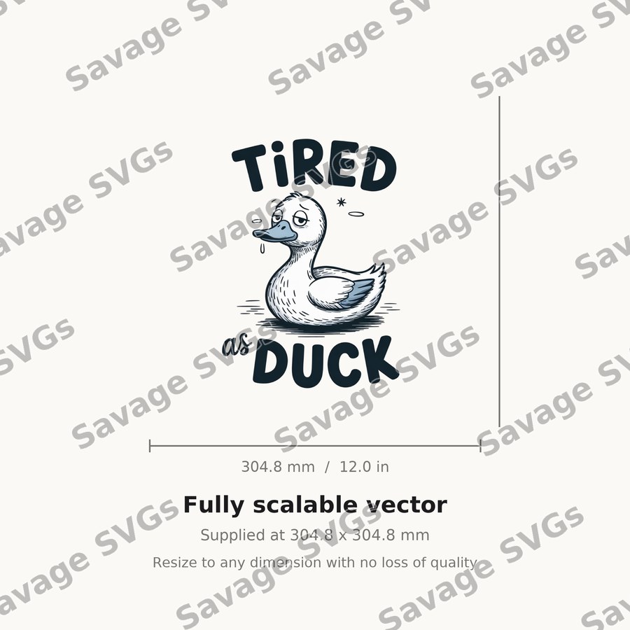 Tired As Duck