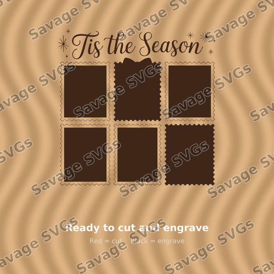 Tis The Season Goose Stamps