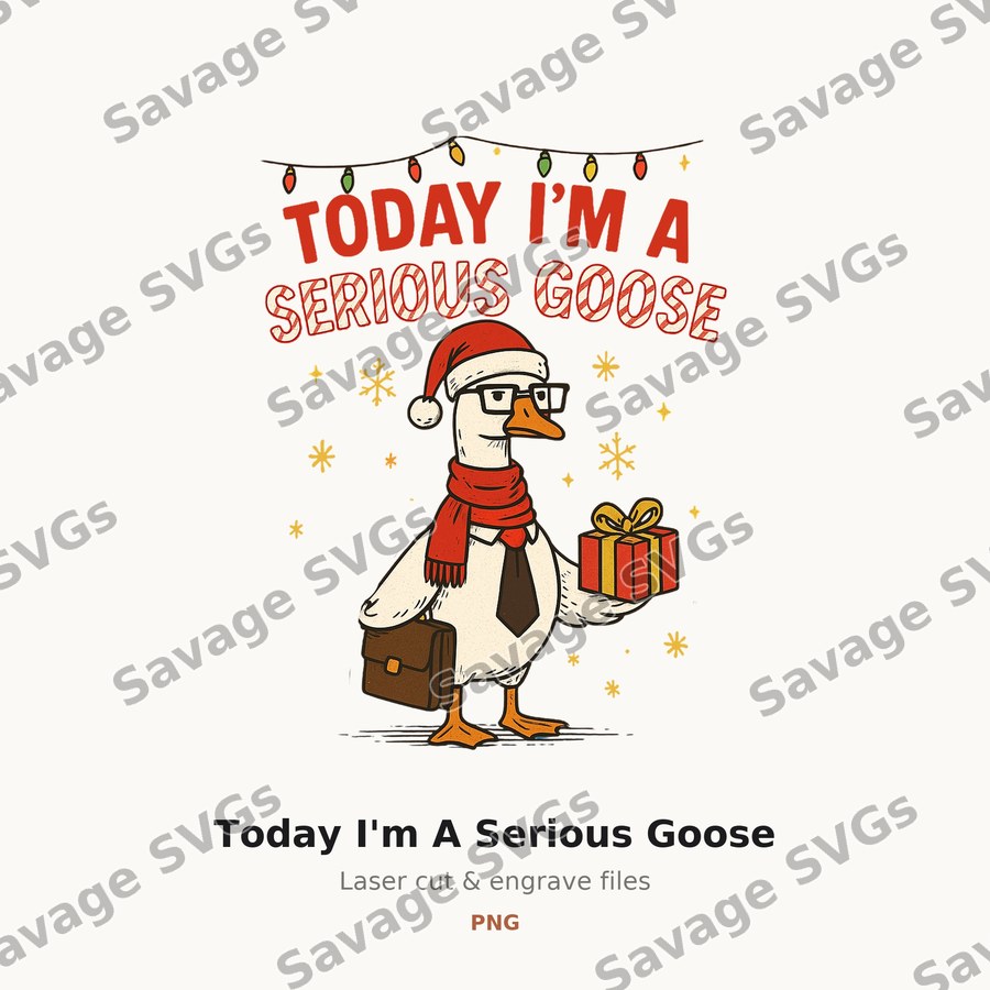 Today I'm A Serious Goose