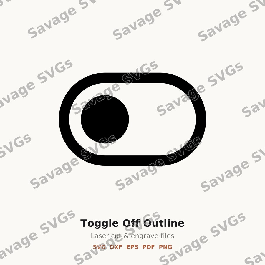 Toggle Off Outline