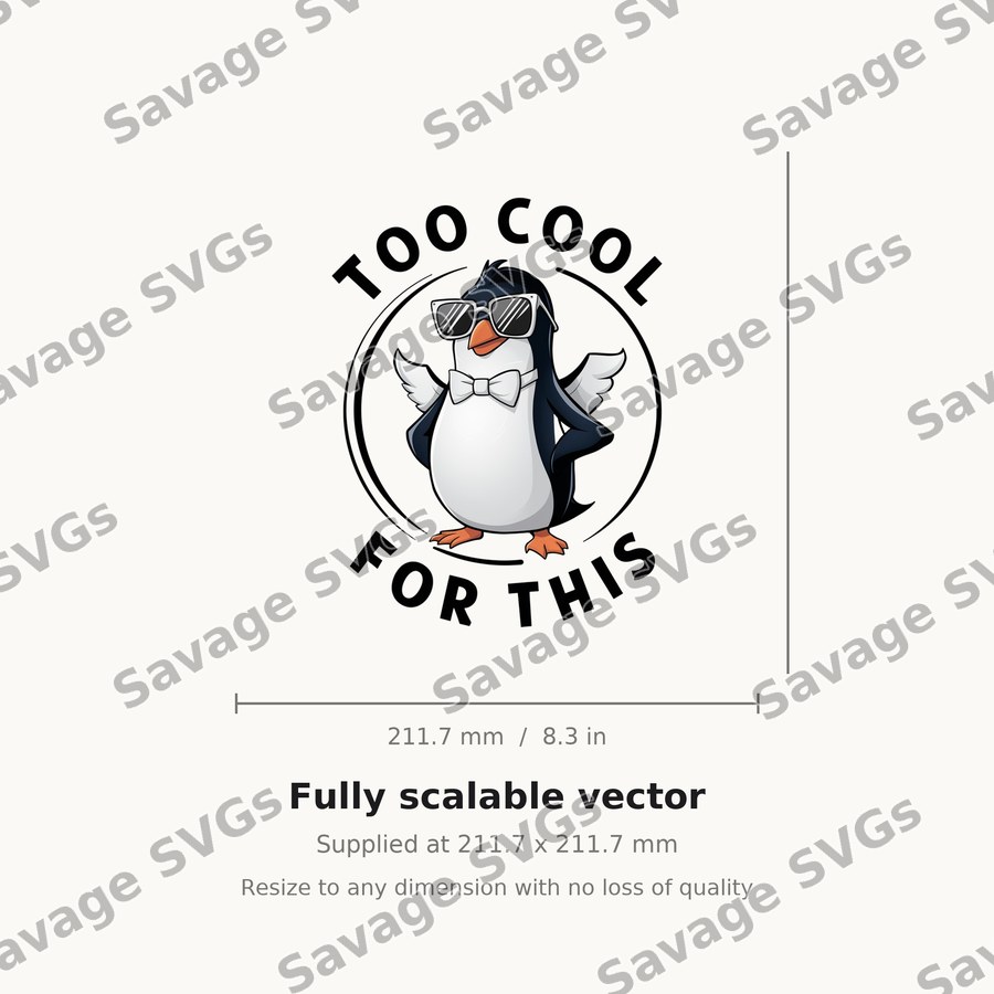 Too Cool For This Penguin