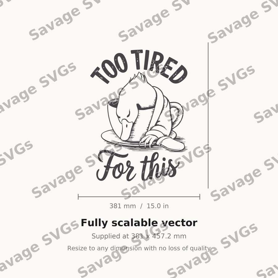 Too Tired For This