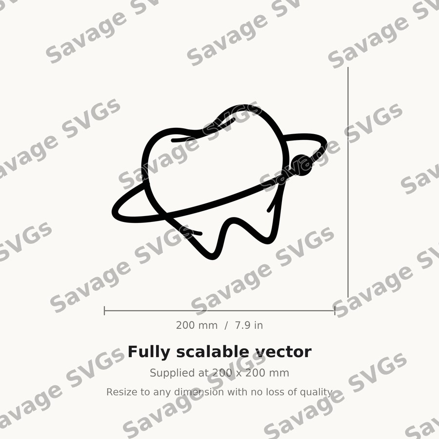 Tooth With Orbit Ring