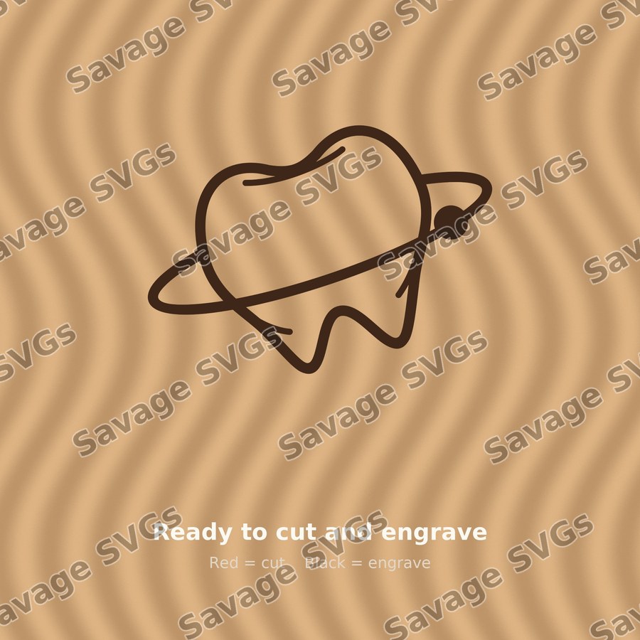 Tooth With Orbit Ring