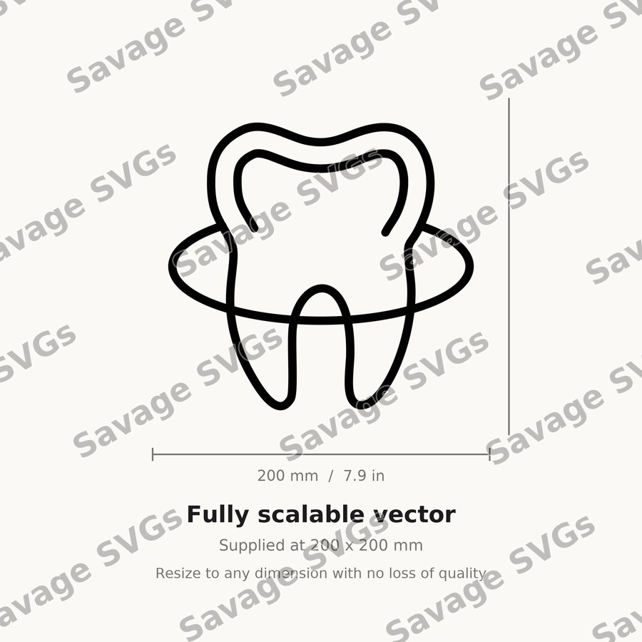 Tooth With Orbit Ring