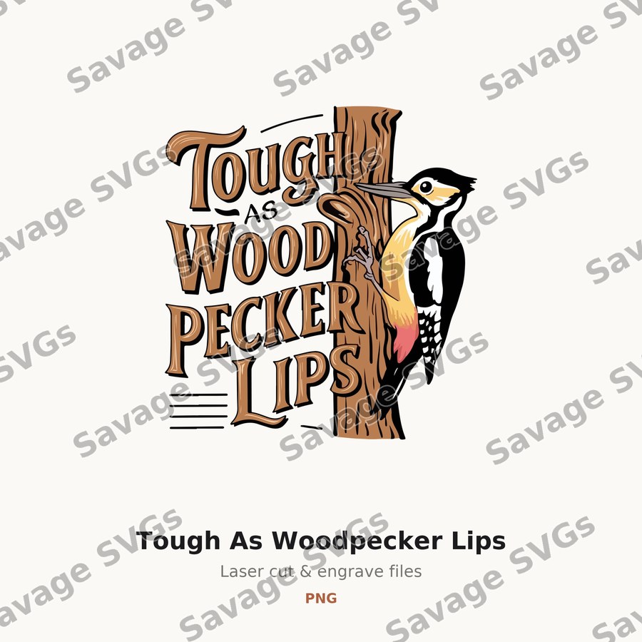 Tough As Woodpecker Lips