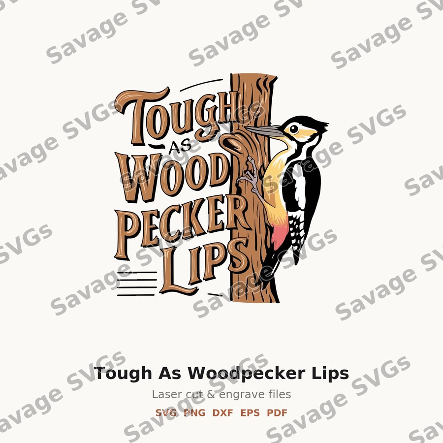 Tough As Woodpecker Lips
