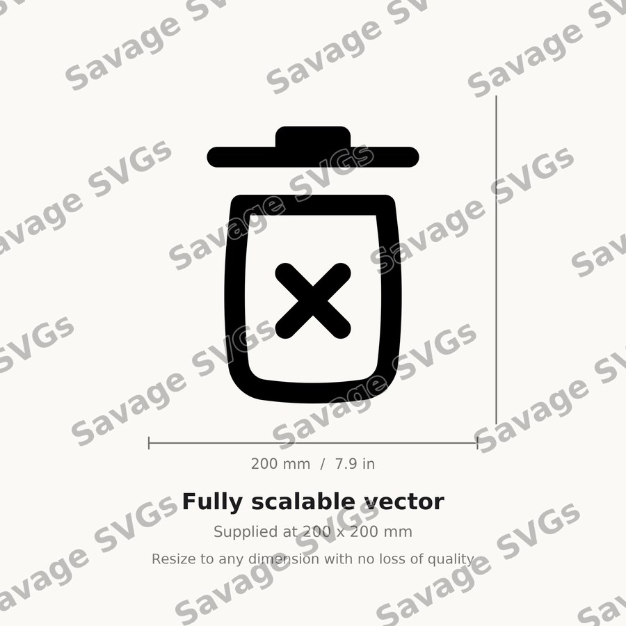 Trash Alt Outline