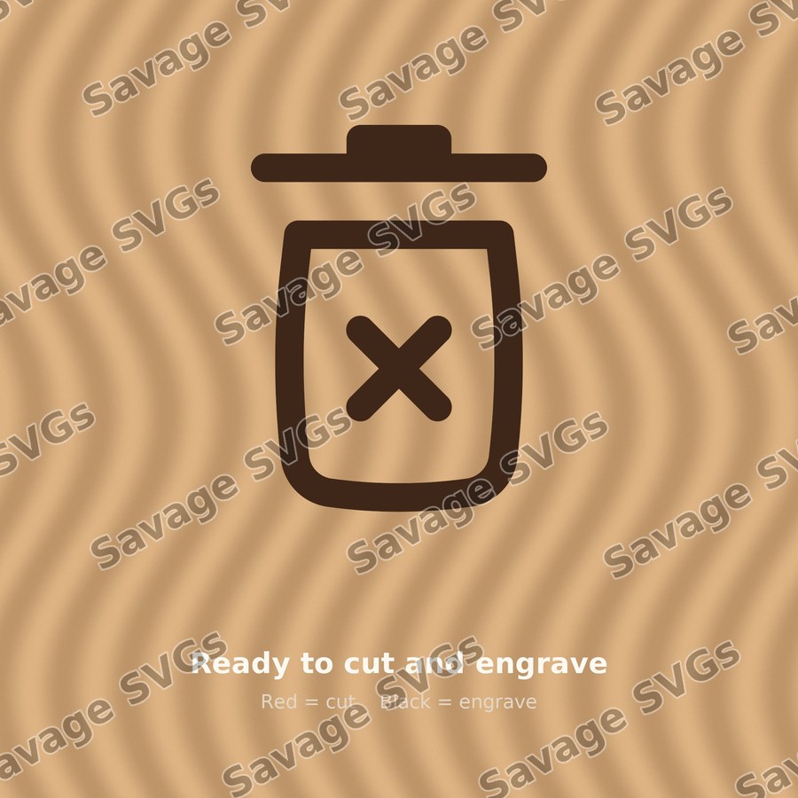 Trash Alt Outline