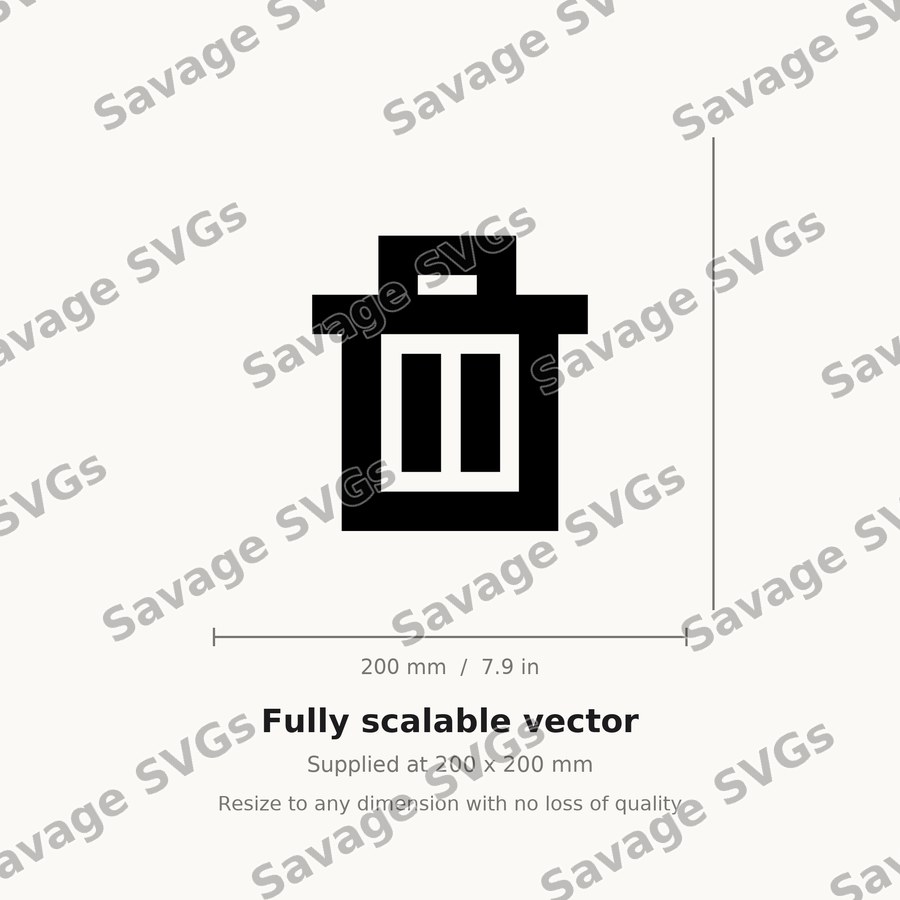 Trash Can Icon