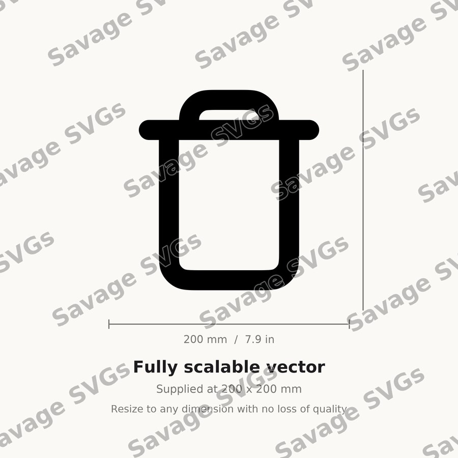 Trash Can Icon
