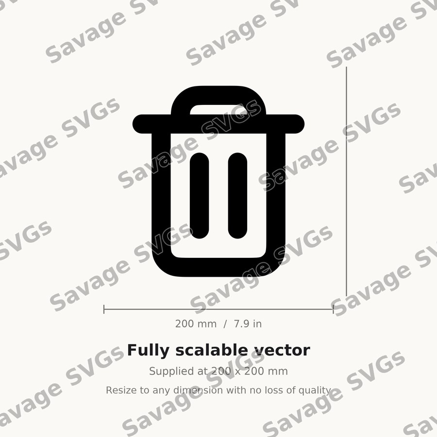 Trash Can Icon