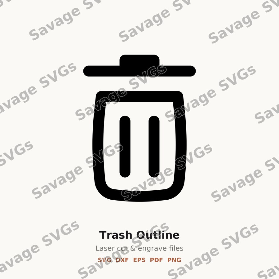 Trash Outline