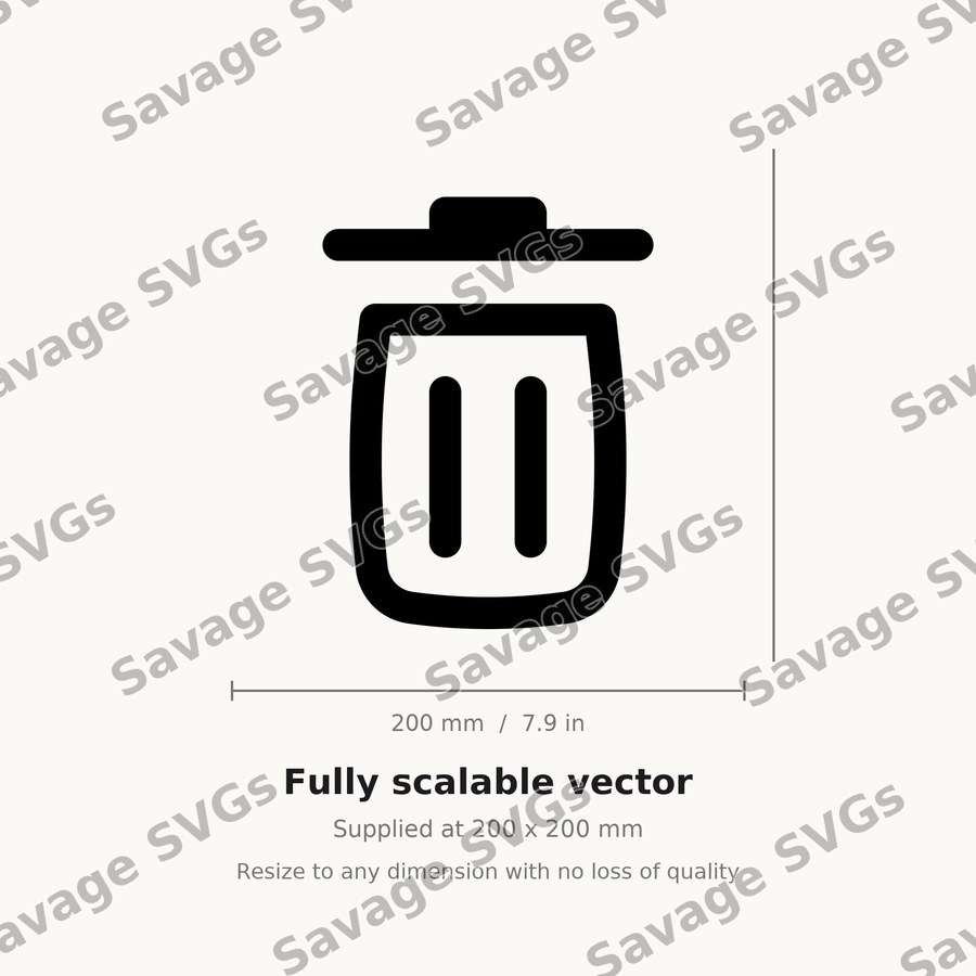 Trash Outline